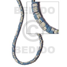 4-5mm coco heishe light blue