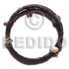 2-3mm coco pokalet. black hoop 2-3mm coco pokalet. black hoop