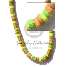 4-5mm coco heishe lifesaver combination 4-5mm coco heishe lifesaver combination