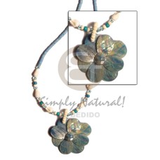 Pastel blue 2-3 coco heishe Pastel blue 2-3 coco heishe