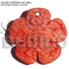 Dyed coco flower hair