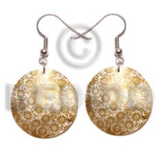 35mm round hammershell gold 35mm round hammershell gold