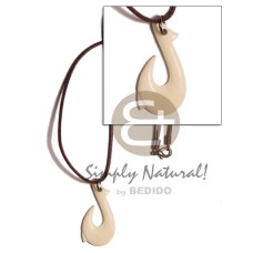 35mm white bone hook 35mm white bone hook