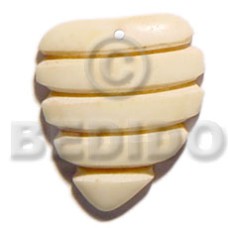 40mm grooved beehive natural white 40mm grooved beehive natural white
