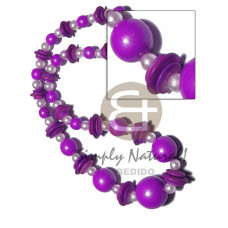 Graduated wood beads 25mm 20mm 15mm 10mm in