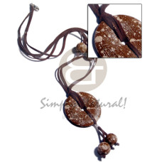 2 rows brown leather thong 2 rows brown leather thong