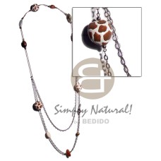 2 pcs. giraffe kukui nuts