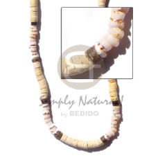 4-5mm coco heishe bleach 4-5mm coco heishe bleach