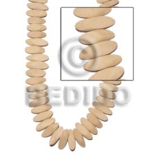 Natural white wood slide cut Natural white wood slide cut