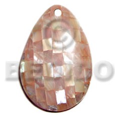 55mmx35mm teardrop in peach color 55mmx35mm teardrop in peach color