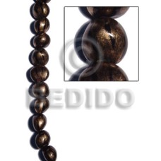 Kukui seed marble black Kukui seed marble black