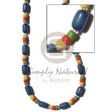 Blue buri tube yellored green coco Blue buri tube yellored green coco