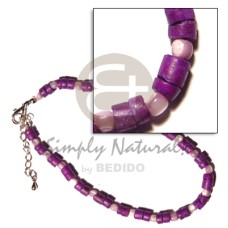 Violet 4-5mm coco heishe Violet 4-5mm coco heishe