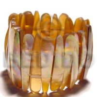 Brownlip elastic bangle resin