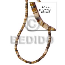 4-5mm brownlip heishe 4-5mm brownlip heishe