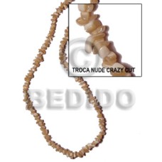 Troca natural nude crazy cut Troca natural nude crazy cut