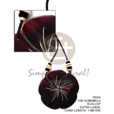 Leather thong 80mm tab Leather thong 80mm tab