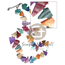 Floating crazy cut multicolored hammershells Floating crazy cut multicolored hammershells