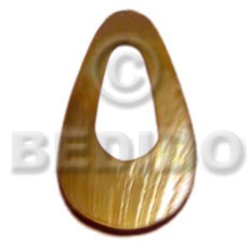 35mm brownlip teardrop ring 35mm brownlip teardrop ring