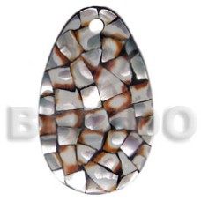 60mmx40mm teardrop laminated cowrie tiger 60mmx40mm teardrop laminated cowrie tiger