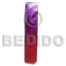 50mmx10mm rectangular two tone red-purple 50mmx10mm rectangular two tone red-purple