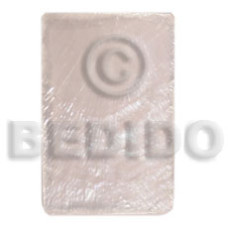 40mmx27mm rectangular natural white