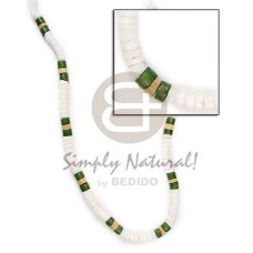 White shell green and White shell green and