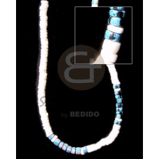 4-5 white clam heishe 4-5 white clam heishe