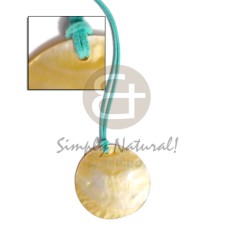 Aqua blue leather thong Aqua blue leather thong