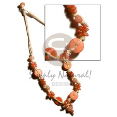 Orange buri seed nuggets Orange buri seed nuggets