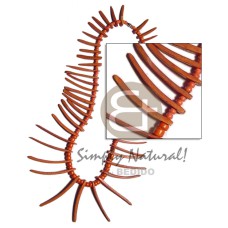 Coral colored graduated coco indian Coral colored graduated coco indian