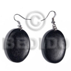 Dangling oval 38mmx27mm natural wood Dangling oval 38mmx27mm natural wood