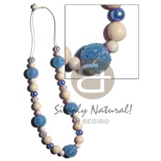 20mm wrapped wood beads in 20mm wrapped wood beads in