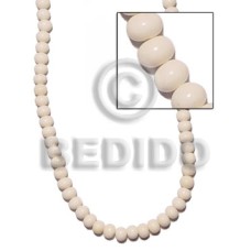 White bone beads 7mmx9mm White bone beads 7mmx9mm