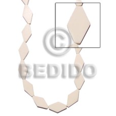 White bone diamond 25mmx15mm White bone diamond 25mmx15mm