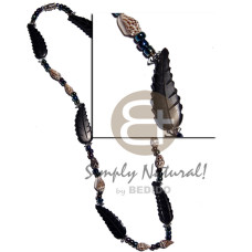 30mmx10mm black horn leave 30mmx10mm black horn leave