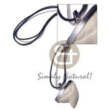 Encasted imitation x shark teeth Encasted imitation x shark teeth