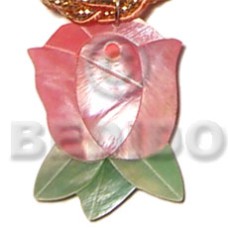 Inlaid rosebud hammershell 40mm
