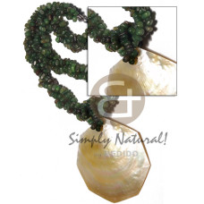 3 layers twisted green horn 3 layers twisted green horn