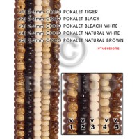 2-3mm coco pokalet natural white