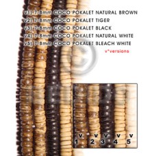 7-8mm coco pokalet bleached white