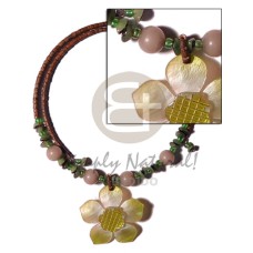 2-3mm reddish brown coco heishe