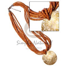 7 rows 2-3mm coco heishe