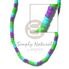 4-5mm coco pokalet lavender neon green aqua 4-5mm coco pokalet lavender neon green aqua