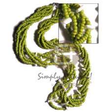 Lime green twisted 6 rows Lime green twisted 6 rows