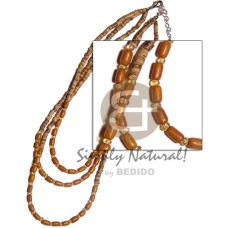 3 rows 2-3mm coco heishe