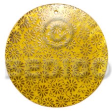 Round 40mm yellow hammershell Round 40mm yellow hammershell