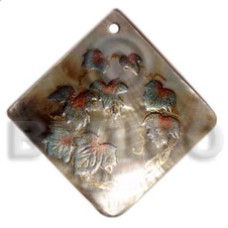 Teardrop 45mm diamond blacklip