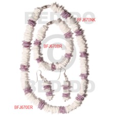 Set jewelry ordered individually as