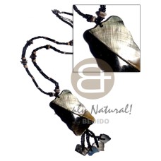 22in. 2-3mm coco heishe hammershell sq. 22in. 2-3mm coco heishe hammershell sq.